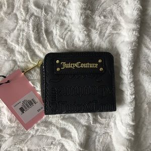 Black Juicy Couture monogram wallet
